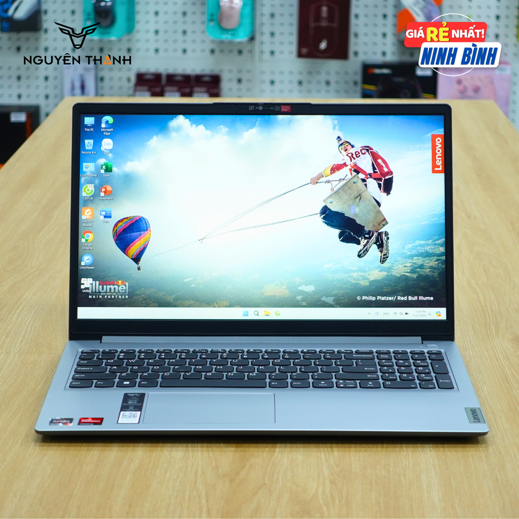Laptop Lenovo IdeaPad 1 15ALC7 (AMD Ryzen 7-5700U, RAM 16GB , SSD 512GB, 15.6