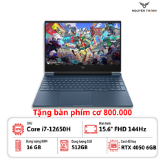 Laptop HP Victus 15-fa1163dx (Core i7-12650H, 16GB RAM, 512GB SSD, RTX 4050 6GB , 15.6