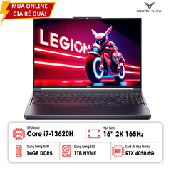 Lenovo Legion Slim 5 Y7000P 2023 (Core i7-13620H, 16GB, 1TB, RTX 4050 6GB, 16'' 2K+ 165Hz)