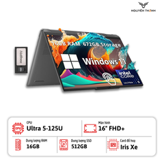 Laptop Lenovo Yoga 7 16IML9 2 in 1 (Ultra 5 125U, Ram 16GB, SSD 512GB , 16