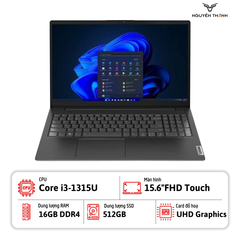 Laptop Lenovo V15 G4 IRU (Core i3-1315U, RAM 16GB, SSD 512GB, 15.6 inch FHD, Đen)