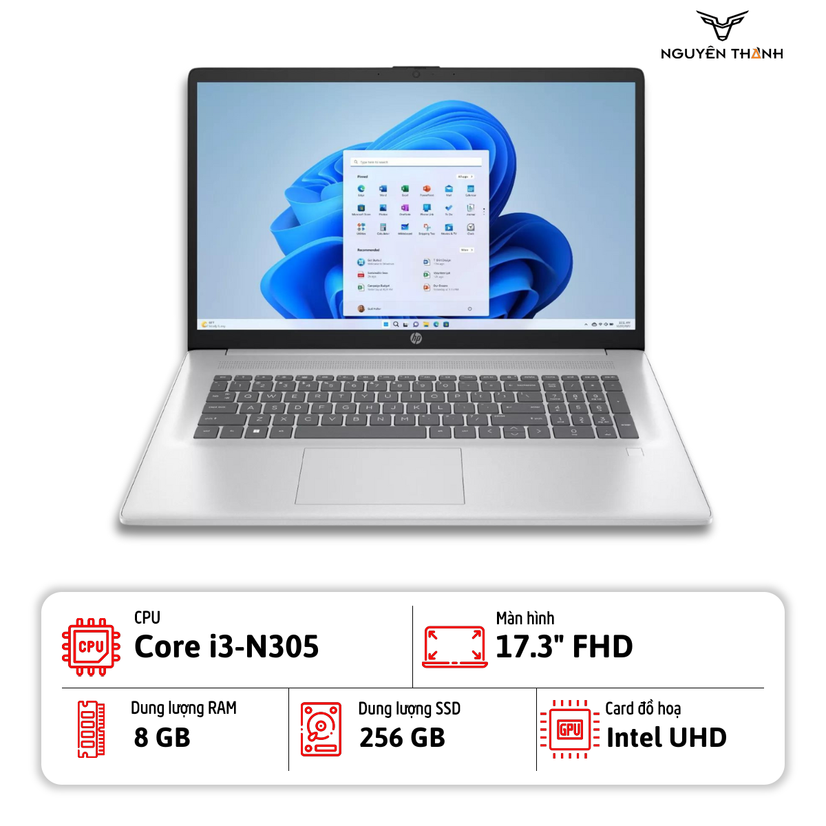 他の人はこちらも検索 RAM, 8GB (i3-N305, 17-cn3034wm HP Laptop 256 17.3 SSD Windowsノート本体