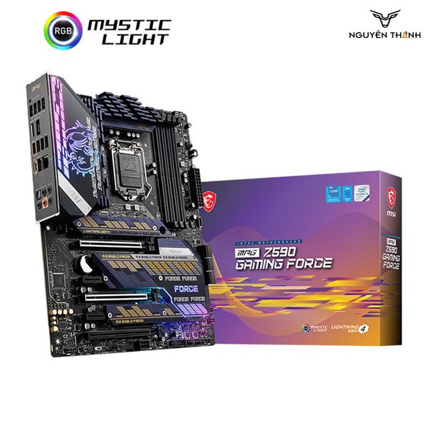 Mainboard MSI Z590 GAMING FORCE (Intel Z590, Socket 1200, ATX, 4 khe Ram DDR4)