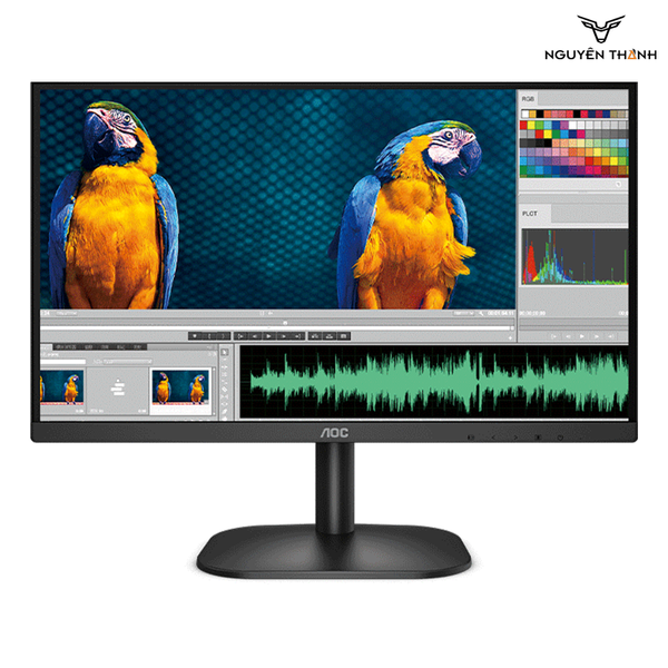 Màn hình AOC 24B2XHM/74 (23.8inch/FHD/VA/75Hz/6ms/250nits/HDMI+VGA)