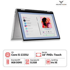 Laptop Dell Inspiron 7630 2 in 1(Core i5-1335U/ RAM 8GB/ SSD 512GB/ Iris Xe Graphics/ 16.0