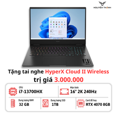 Laptop HP OMEN Transcend 16 (i7-13700HX, 32GB RAM, 1TB SSD, RTX 4070 8GB, 16