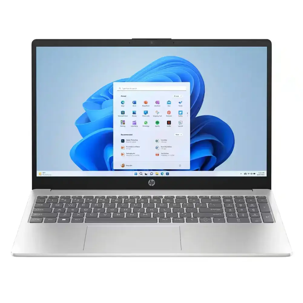 Laptop HP 15-fd0005dx (Core i5-1235U, 16GB RAM, 512GB SSD, 15.6''HD Touch-Screen, Win 11, Bạc)