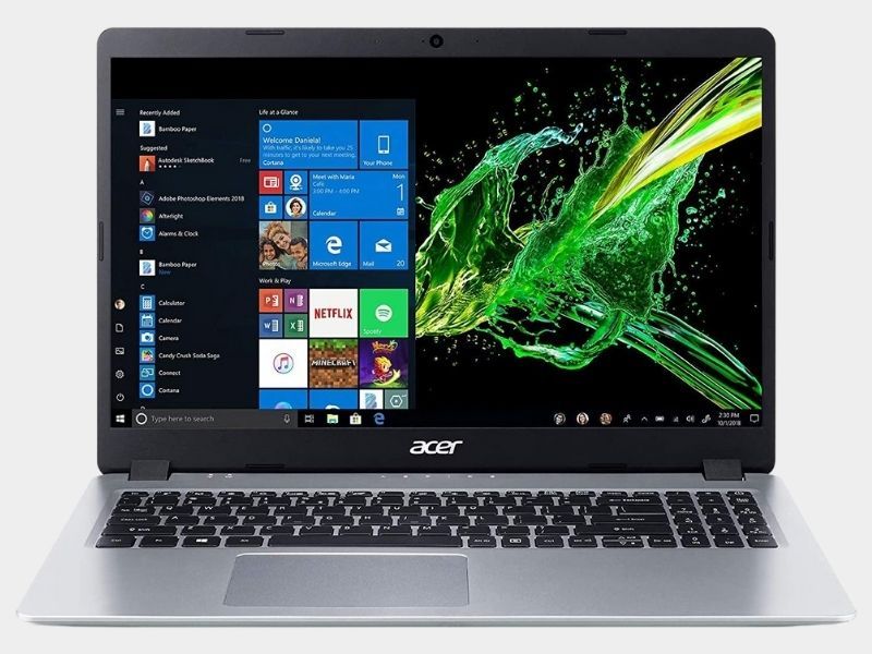 Laptop Acer Aspire 5 Slim (R3 3200U, 8GB RAM, 128GB SSD, 15.6''FHD, Win 11, Silver)