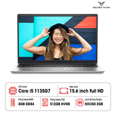 Laptop Dell Inspiron 15 3511 i5 1135G7/8GB/512GB/2GB MX350/Win11