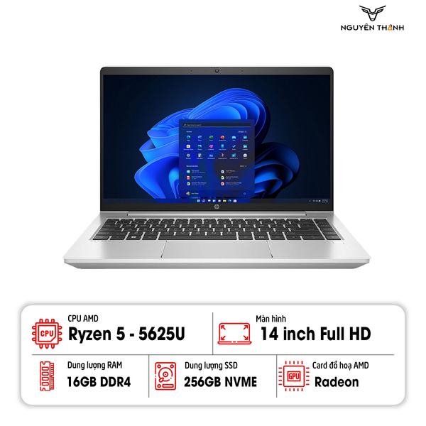 Laptop HP ProBook 445 G9 (Ryzen 5-5625U | RAM 16GB | SSD 256GB | 14inch-FHD | Win10 | Bạc)