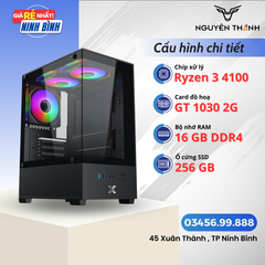 Máy tính cực khỏe giá cực rẻ R3 - 4100 | RAM 16GB | GT 1030