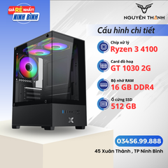 Máy tính cực khỏe giá cực rẻ R3 - 4100 | RAM 16GB | GT 1030