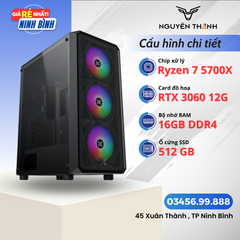 Máy tính Gaming - Đồ hoạ AMD Ryzen 7 5700X | VGA 3060 12G | RAM 16GB