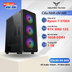 Máy tính Gaming - Đồ hoạ AMD Ryzen 7 5700X | VGA 3060 12G | RAM 16GB