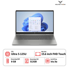 Laptop HP Envy X360 2 in 1 15-FE1165NR(Core 5 125U, RAM 8GB, SSD 512GB, 15.6 inch FHD IPS Touch, Win 11, Xám)