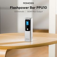 Pin dự phòng Romoss PPU10 130W 10000mAh Adaptive Fast Charge Power Bank - Sạc được cho Laptop
