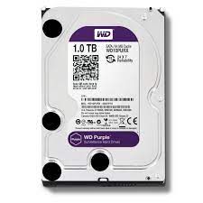 Ổ cứng HDD WD Purple 1TB 3.5 inch, 5400RPM, SATA, 64MB Cache (WD10PURZ)