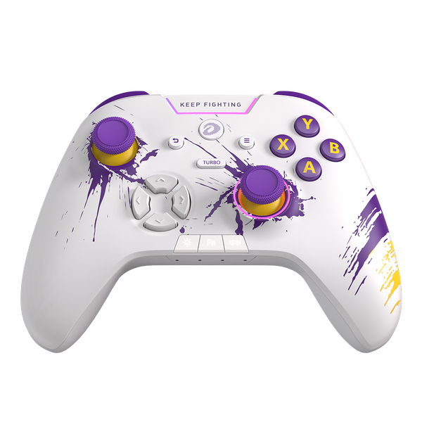 Tay cầm game DareU H105 Wireless White Purple