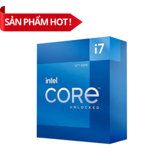 CPU Intel Core i7-12700KF (3.8GHz turbo up to 5.0Ghz, 12 nhân 20 luồng, 25MB Cache, 125W) NO BOX