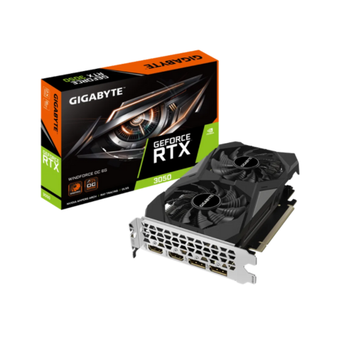 Card màn hình GIGABYTE GeForce RTX 3050 WINDFORCE OC 6G N3050WF2OC