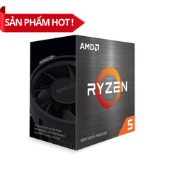 CPU AMD RYZEN 5 5600X (3.7 GHZ UPTO 4.6GHZ / 35MB / 6 CORES, 12 THREADS / 65W / SOCKET AM4)