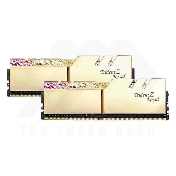 RAM DDR4 16GB GSKILL TRIDENTZ ROYAL GOLD RGB BUSS 3200Mhz (KIT 2*8GB)