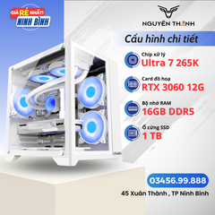 Máy tính Gaming - Đồ hoạ Ultra 7 265K | RAM 16GB | VGA RTX 3060 12G