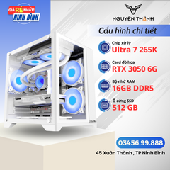 Máy tính Gaming - Đồ hoạ Ultra 7 265K | RAM 16GB | VGA RTX 3050 6G