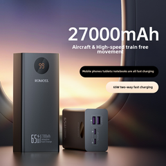 Pin Sạc Dự Phòng 65W 27000mAh ROMOSS Công Suất Cao, Sạc Nhanh, Pin Sạc Dung Lượng Lớn Đa Năng (PEA27S Pro)