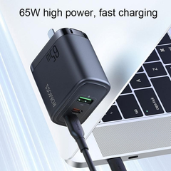 Bộ sạc nhanh Romoss AC65MC 65W (2 USB-C + 1 USB-A)