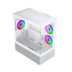 Vỏ case XIGMATEK ALPHARD M ARTIC 3GF (mATX/Mid Tower/Màu Trắng/3 Fan vô cực)