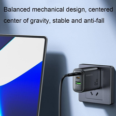 Bộ sạc nhanh Romoss AC65MC 65W (2 USB-C + 1 USB-A)