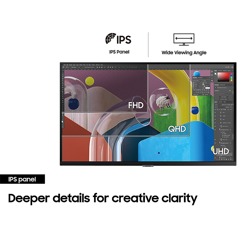 Màn Hình Đồ Họa SAMSUNG ViewFinity S8 LS32B800PXEXXV (32.0 inch - 4K - IPS - 60Hz - 5ms - USB TypeC - Network RJ45)