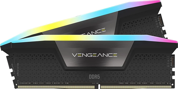 RAM CORSAIR VENGEANCE RGB DDR5 RAM 32GB (1x32GB) 6400MHz BLACK_HNK