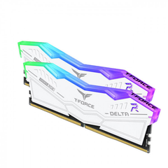 RAM TeamGroup T-Force Delta RGB 32GB (16GB x 2) 6000Mhz DDR5 White_HNK