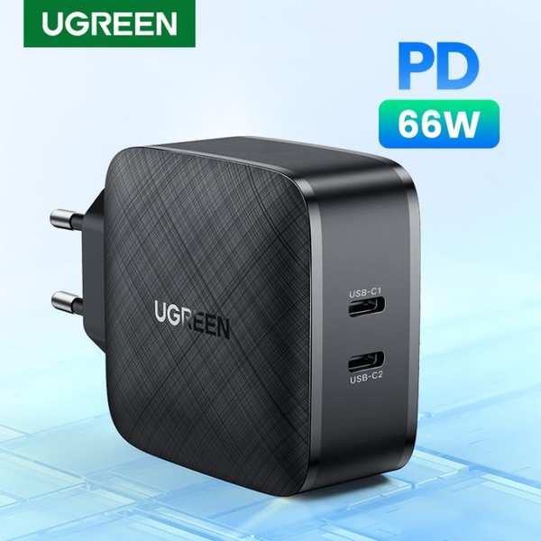 Bộ Sạc Ugreen PD 66W Sạc Nhanh 4.0 3.0 Bộ Sạc USB Type C PD