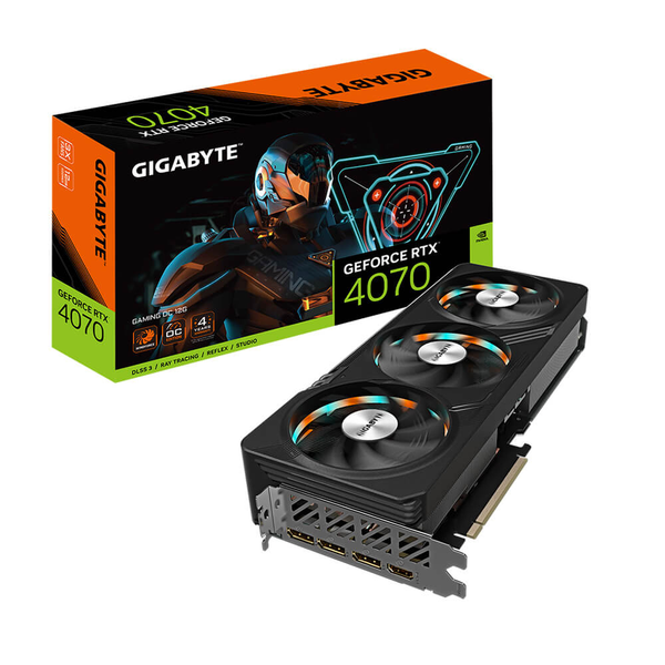 Card màn hình GIGABYTE GeForce RTX­­ 4070 GAMING OC 12G
