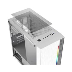 Vỏ Case Xigmatek Gemini ARCTIC RGB STRIP (Mini Tower/Màu Trắng)