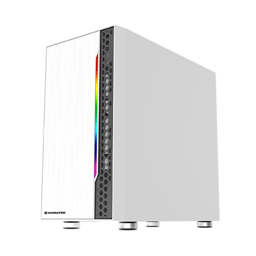 Vỏ Case Xigmatek Gemini ARCTIC RGB STRIP (Mini Tower/Màu Trắng)