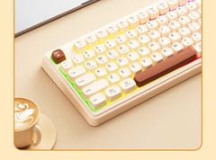 Bàn phím không dây BOW K520BDL - Cream