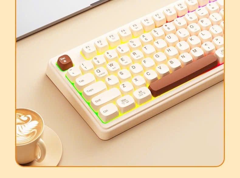 Bàn phím không dây BOW K520BDL - Cream