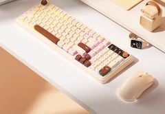 Bàn phím không dây BOW K520BDL - Cream