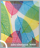 Decal Giấy Dán Kính - Vân Hoa - Dán Kính Nam Tân