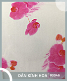 Decal Giấy Dán Kính - Vân Hoa - Dán Kính Nam Tân