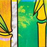 27 Mẫu Dán Kính - Vân Lá