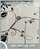 Decal Giấy Dán Kính - Vân Hoa - Dán Kính Nam Tân