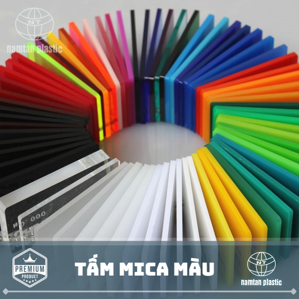 Tấm Mica màu - Nam Tân