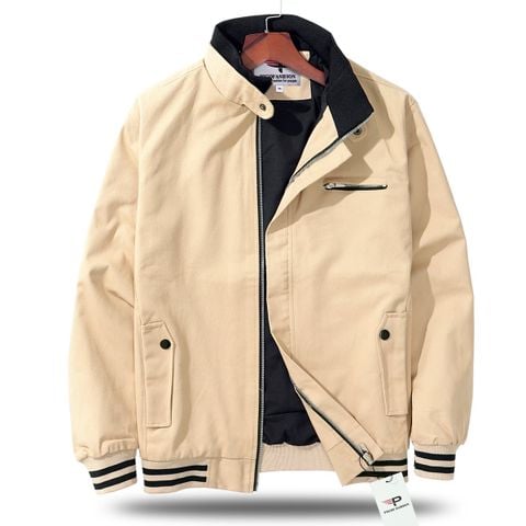 Áo khoác kaki nam dáng thể thao bo tay PAKK68 PigoFashion