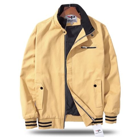 Áo khoác kaki nam dáng thể thao bo tay PAKK68 PigoFashion