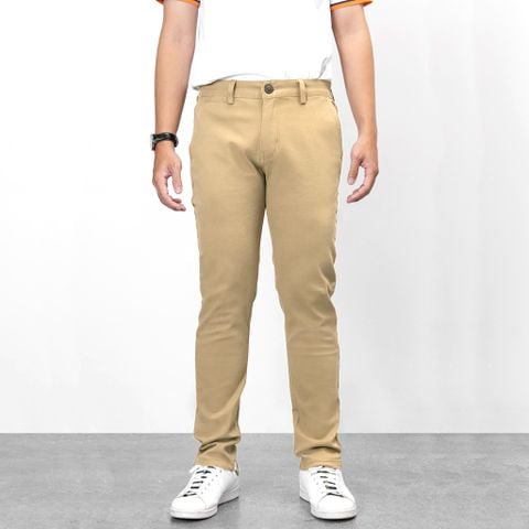 Quần Kaki Dài Nam Pigofashion, Đứng Phom, Tôn Dáng QKK03 Be Vàng
